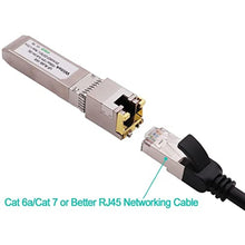Load image into Gallery viewer, Wiitek 10G SFP+ to RJ45 Copper Modules, 1.25G/2.5G/5G/10GBase-T Ethernet Copper to SFP+ Transceiver Compatible for Ubiquiti Unifi UF-RJ45-10G /uacc-cm-rj45-mg (Cat 6a/7 or Better, 30-Meter), ForUbiquiti_4908
