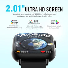 Load image into Gallery viewer, Williben Smart Watches for Men Women, 2.01" HD Screen Fitness Tracker Watch with Blood Pressure/Heart Rate/Sleep Monitor, Smart Watch for Android iOS Phones, IP67 Waterproof Sport Watch (Black)_1770
