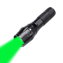 Load image into Gallery viewer, WINDFIRE Green Light LED Flashlight 1000 Lumens Hunting Coyote Hog Varmint Tactical Flashlights Predator Light 250 Yards 1 Mode Zoomable Torch for Night Hunting Fishing (No Battery Included), GreenLight_1
