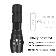 Load image into Gallery viewer, WINDFIRE Green Light LED Flashlight 1000 Lumens Hunting Coyote Hog Varmint Tactical Flashlights Predator Light 250 Yards 1 Mode Zoomable Torch for Night Hunting Fishing (No Battery Included), GreenLight_1717
