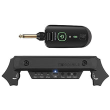 Load image into Gallery viewer, Wireless Acoustic Guitar Pickup Rechargeable Magnetic And Microphone Soundhole Pickup For Acoustic Guitar Build-In Volume Control(Black)_1
