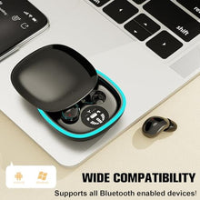 Load image into Gallery viewer, Wireless Bluetooth Small Invisible Mini Earbuds in Ear ENC Noise Cancelling Soft Headphones Micro Ear Buds for Smaller Ears Hidden Tiny Earphones with Mic for iPhone Android Work Sleep Sports_2494
