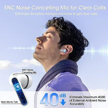 Load image into Gallery viewer, Wireless Earbuds 2024 Bluetooth 5.3 Headphones HiFi Stereo, 40H Playtime in-Ear Earbud, Bluetooth Earbuds with LED Power Display, IP7 Waterproof Wireless Earphones Sport Headset for Android iOS, Skyblue_7519
