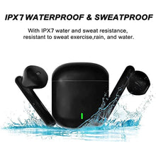 Load image into Gallery viewer, Wireless Earbuds,Bluetooth 5.3 Headphones Noise Cancelling Air Buds Pods 3D Stereo Ear pods in-Ear Ear Bud Built-in Mic IPX7 Waterproof Earphones Sport Headsets for iOS/Samsung/Android, BlackEarpods_392
