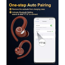 Load image into Gallery viewer, Wireless Earbuds Bluetooth 5.4 Headphones Sport, 2025 Wireless Earphones, Red_783
