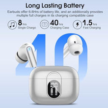 Load image into Gallery viewer, Wireless Earbuds, Bluetooth Headphones HiFi Stereo, 40H Playtime in-Ear Earbud, 2024 Bluetooth 5.3 Earbuds with LED Power Display, IP7 Waterproof Wireless Earphones Sport Headset for Android iOS, Grey_4991
