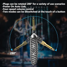 Load image into Gallery viewer, Wireless Guitar System 2.4GHz 2 Modes, 250 Rotatable (K6), CarbonFiber_1405
