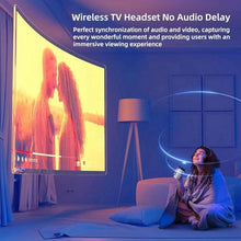 Load image into Gallery viewer, Wireless Headphones for TV, Bluetooth5.3 Over Ear Headphone with RM Radio Function, Lightweight Wireless TV Headset for Seniors, 30Hrs Playtime, No Audio Delay Blutooth Headsets for TV,Phone,Computer, Black_1646
