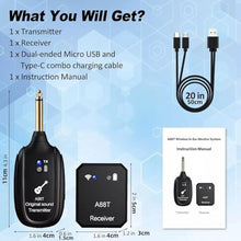 Load image into Gallery viewer, Wireless in Ear Monitor System, Wireless IEM System with Transmitter, Clip on Receiver for Live Performance, Studio_1827
