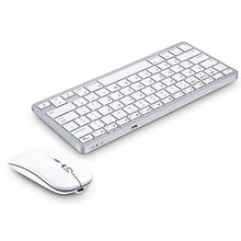 Load image into Gallery viewer, Wireless Keyboard and Mouse for Mac Windows Laptops Bluetooth Rechargeable Keyboards Mouse Compatible with Apple MacBook iMac Ipad Tablets, BluetoothKeyboardMouse_1
