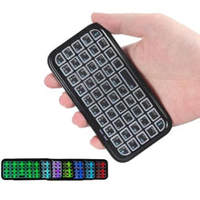 Load image into Gallery viewer, Wireless Keyboard Rechargeable Bluetooth 3.0 Super Mini Silent Cordless Keybaord, Compact Portable Small Pocket Travel Keypad Slim Wireless Keyboard for Computer Laptop PC Notebook Smartphones Tablets, Black_6735
