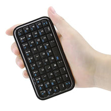 Load image into Gallery viewer, Wireless Keyboard Super Mini Rechargeable Cordless Bluetooth Keybaord,Silent Compact Small Pocket Travel Keypad Portable Slim Wireless Keyboard for Computer iPad Laptop PC Notebook Tablets Smartphones, Black_1
