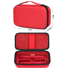Load image into Gallery viewer, Wireless Microphone Case Compatible with JBL Wireless Two Microphone System/for JBL PartyBox Wireless Mic, Handheld Dual Mic Travel Bag for Singing or Karaoke for Receiver, Adapter, Batteries (Red)_2137
