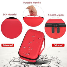 Load image into Gallery viewer, Wireless Microphone Case Compatible with JBL Wireless Two Microphone System/for JBL PartyBox Wireless Mic, Handheld Dual Mic Travel Bag for Singing or Karaoke for Receiver, Adapter, Batteries (Red)_2138
