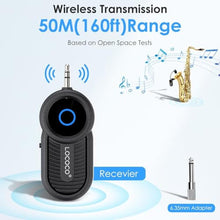 Load image into Gallery viewer, Wireless Saxophone Microphone System for Instruments: UHF Rechargeable Instruments Microphone Receiver and Transmitter - 160ft Range. Plug and Play - Clip-on Mics Suitable for Sax Trumpet, Trombone, LG_4886
