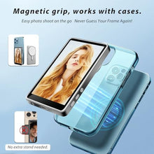 Load image into Gallery viewer, Wireless Selfie Monitor Screen for Media Content Creators, Back Camera Monitor Screen for iPhone &amp; Android, 1800mAh with Bluetooth Remote Rear Camera for Selfie Vlog Live Stream TikTok, Grey_3492
