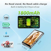Load image into Gallery viewer, Wireless Selfie Monitor Screen for Media Content Creators, Back Camera Monitor Screen for iPhone &amp; Android, 1800mAh with Bluetooth Remote Rear Camera for Selfie Vlog Live Stream TikTok, Grey_3495
