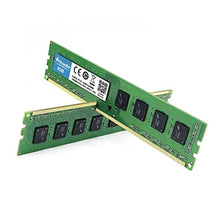 Load image into Gallery viewer, Wlizedle DDR3/DDR3L 8GB RAM 1600MHz CL11 UDIMM, Desktop Memory Module PC3-12800/PC3L-12800 240-Pin 1.35V/1.5V 2Rx8 Dual Rank Non-ECC Unbuffered PC Computer RAM Stick Upgrade - Green_2017
