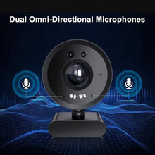 Load image into Gallery viewer, wo-we Windows Hello Face Recognition 4K UHD Webcam for Instant Login with Windows 11, 120 Degree View Webcam Desktop Laptop PC_1943
