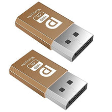 Load image into Gallery viewer, Woieyeks 4K DisplayPort Dummy Plug, DP Headless Ghost Display EDID Emulator, 1080@60Hz-3840x2160@17hz, 2 Pack, black_1
