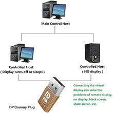 Load image into Gallery viewer, Woieyeks 4K DisplayPort Dummy Plug, DP Headless Ghost Display EDID Emulator, 1080@60Hz-3840x2160@17hz, 2 Pack, black_28
