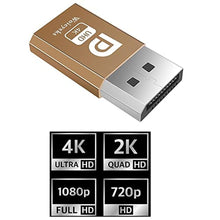 Load image into Gallery viewer, Woieyeks 4K DisplayPort Dummy Plug, DP Headless Ghost Display EDID Emulator, 1080@60Hz-3840x2160@17hz, 2 Pack, black_30
