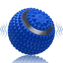 Load image into Gallery viewer, Wolady Vibrating Massage Ball 4-Speed High-Intensity Fitness Yoga Massage Roller, Relieving Muscle Tension Pain &amp; Pressure Massaging Balls (Blue)_1
