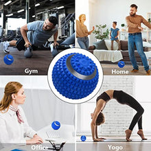 Load image into Gallery viewer, Wolady Vibrating Massage Ball 4-Speed High-Intensity Fitness Yoga Massage Roller, Relieving Muscle Tension Pain &amp; Pressure Massaging Balls (Blue)_7110
