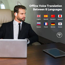 Load image into Gallery viewer, Wooask Translation Earbuds M9 Language Translator Device Open Ear Translator Headphones 98% High Accruacy Instant Translation in 1 Sec Support 144 Languages and Accents (with Offline Package)_9564
