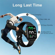 Load image into Gallery viewer, WSQ Smart Watches for Men Women Fitness Tracker Watch 2.04 HD Screen Sport Watch with ChatGpt AI Voice 3 Bands Step Counter 24/7 Heart Rate Sleep Monitor Smartwatch for Android iOS (Black)_665
