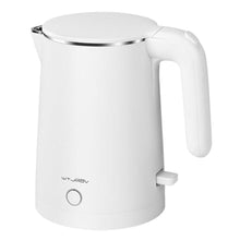 Load image into Gallery viewer, WTJMOV Electric Kettle Stainless Steel, 1.0L Small Water Boiler 1200W Fast Boiling, Double Wall Tea Kettle Pot Automatic Shut Off, Durable Coffee &amp; Tea Maker/Warmer/Heater White_1
