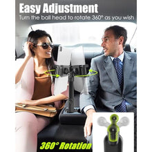 Load image into Gallery viewer, Wukanleng Car Cup Holder Tablet Mount, Tablet Holder for Car Bottle with Stabilize Metal Telescopic Arm for Car SUV Truck Hand Free Compatible with iPad Pro 12.9 Air Mini, Galaxy Z, 4-13" Devices, Black_4707
