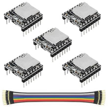 Load image into Gallery viewer, WWZMDiB 5 Pcs Mini MP3 Module Compatible with DFPlayer Code for Arduino Raspberry Pi ESP32 STM_1
