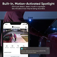 Load image into Gallery viewer, WYZE Cam v3 Pro 2K Indoor/Outdoor Wi-Fi Security Camera with Color Night Vision, Edge AI, Integrated Spotlight &amp; Siren, 2-Way Audio, Compatible with Alexa &amp; Google Assistant, White_3272
