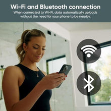 Load image into Gallery viewer, Wyze Scale Ultra, Smart Scale with 4.3" Color Display, Digital Bathroom Scale for Body Weight BMI Muscle Mass Composition, Wi-Fi &amp; Bluetooth Body Fat Scale with Heart Rate, 400 lbs (Black), BlackColorScreen_4356
