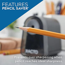 Load image into Gallery viewer, X-ACTO Pencil Sharpener, Mighty Mite Electric Sharpener, With Pencil Saver, SafeStart Motor, Black - Classroom, School, Teacher Supplies_8498
