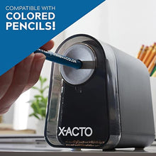 Load image into Gallery viewer, X-ACTO Pencil Sharpener, Mighty Mite Electric Sharpener, With Pencil Saver, SafeStart Motor, Black - Classroom, School, Teacher Supplies_8499
