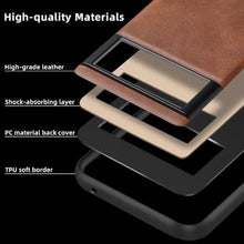 Load image into Gallery viewer, X-level for Google Pixel 8 Case, PU Leather Thin Slim Phone Cover Soft Bumper Shockproof Protective Case for Pixel 8 (Brown), PULeatherBrown_958
