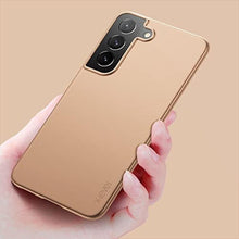Load image into Gallery viewer, X-level for Samsung Galaxy S22 Case Slim Fit Soft TPU Super-Thin S22 Phone Back Cover Light Protective Matte Finish Coating Case Compatible Galaxy S22-Gold_8268
