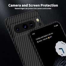 Load image into Gallery viewer, X-level Google Pixel 8 Pro Case, Flexible Carbon Fiber Shockproof Protective Cases Thin Slim Phone Cover for Google Pixel 8 Pro 2023 (Black)_3232

