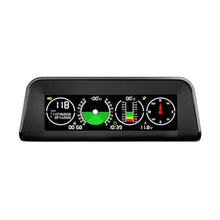 Load image into Gallery viewer, X60 Pro Car Inclinometer for Off-Road, GPS Speedometer MPH KMH with Compass, Multi-Functional Digital HUD, Compass /GPS Time/Latitude &amp; Longitude/Altitude/ Speed/ Vehicle Inclinometer 6-in-1_1
