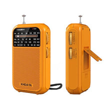 Load image into Gallery viewer, XHDATA D220 Portable Radio AM FM SW Shortwave Receiver Pocket Radios, 2AA Battery Operated Transistor Radio with Excellent Reception for Gift, Family, Elder (Orange)_1
