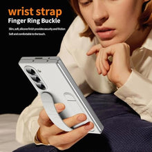 Load image into Gallery viewer, XIMAND for Samsung Galaxy Z Fold 7 Protect Case with Wristband Stand,Bulit-in Screen &amp; Lens Protection Shockproof Full Body Drop Fall Protection.(White)_4430
