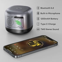 Load image into Gallery viewer, XINGLINSHOE Portable Bluetooth Speaker with 5W Wireless Speaker 15H Playtime for Home, Party, Outdoor(Gray)_3490
