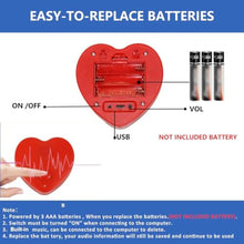 Load image into Gallery viewer, XLW 16min Voice Recorder for Stuffed Animals,Personal Voice Message Recordable Sound Recorder Chips Module for Mother's Day Christmas Plush Toy,Manual DIY Sound Creative Presents for Boyfriend (Red)_1087
