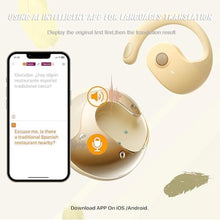 Load image into Gallery viewer, Xmenha Translation Earbuds Real Time, 144 Languages Translation Device Ai Translator Earbuds Translating Headphones Real Time Ai Headphones Language Translation, Nude_1076
