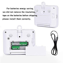 Load image into Gallery viewer, XREXS 4 Channel Digital Kitchen Timer Clock with Large LCD Display, White_143

