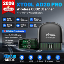 Load image into Gallery viewer, XTOOL AD20 Pro OBD2 Scanner - Full System Car Diagnostic Scan Tool, Black_774
