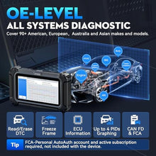 Load image into Gallery viewer, XTOOL D6S OBD2 Scanner Diagnostic Tool Full System 30 Resets Engine ABS SRS_318
