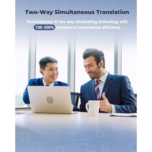 Load image into Gallery viewer, XUPURTLK AI Translator Earbuds Real Time, Language Translator Earbuds, Translation Earbuds Real Time with 144 Languages &amp; Accents, 3-in-1 Translator Device for Travel, Business, Learning (02-Black)_610
